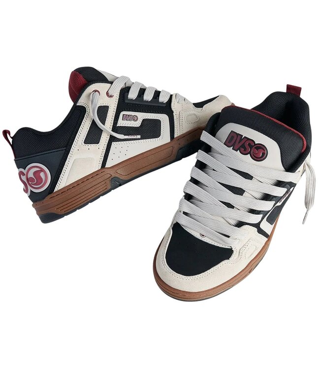 DVS MENS COMANCHE SHOE FA25 (050) SIL/BLK/RUBY