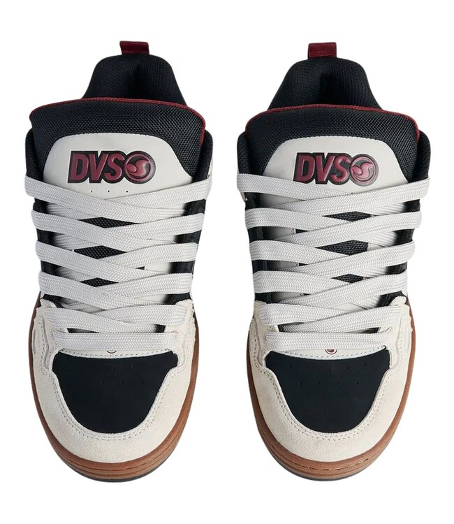 DVS MENS COMANCHE SHOE FA25 (050) SIL/BLK/RUBY