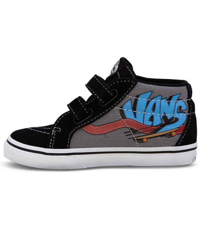 VANS TODDLER SK8-MID REISSUE V SHOES (Y301) SK8 BLACK/GREY