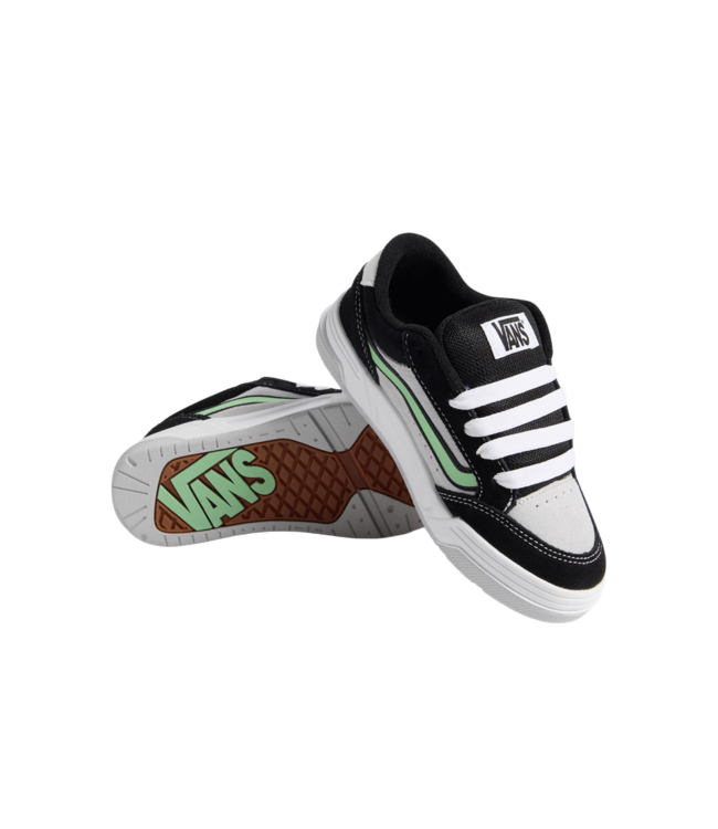 VANS TODDLER HYLANE V SHOES (1411) SIDESTRIPE BLACK/MINT