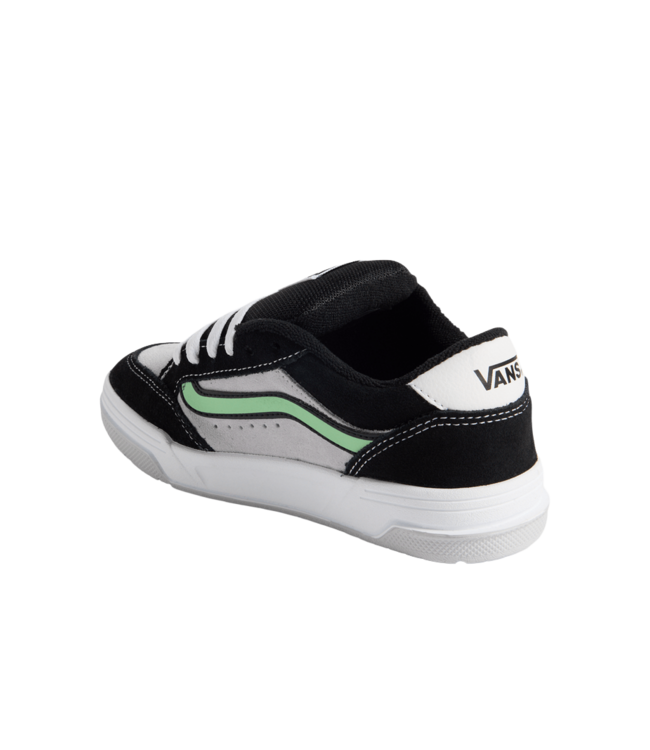 VANS TODDLER HYLANE V SHOES (1411) SIDESTRIPE BLACK/MINT