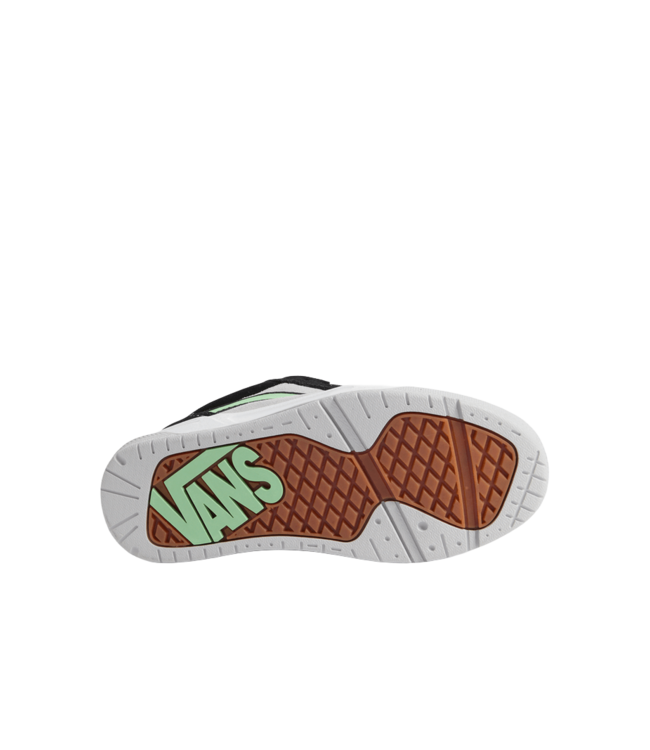 VANS TODDLER HYLANE V SHOES (1411) SIDESTRIPE BLACK/MINT