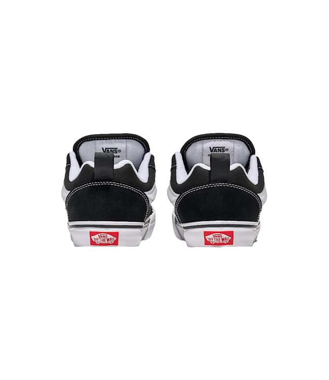 VANS YOUTH BOYS KNU SKOOL SHOES (6BT1) BLACK/TRUE WHITE