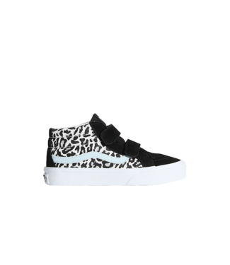 VANS VANS LITTLE GIRLS SK8-MID REISSUE V SHOES (O331) LEOPARD GLITTER