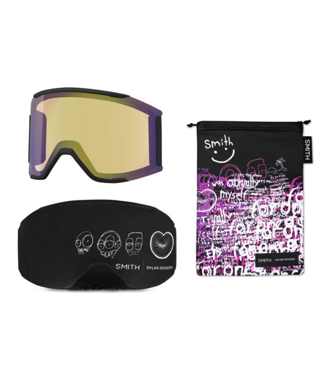 SMITH SQUAD MAG GOGGLE SIGGERS W/ CHROMAPOP EVERYDAY GREEN MIRROR + CHROMAPOP STORM YELLOW FLASH 2026