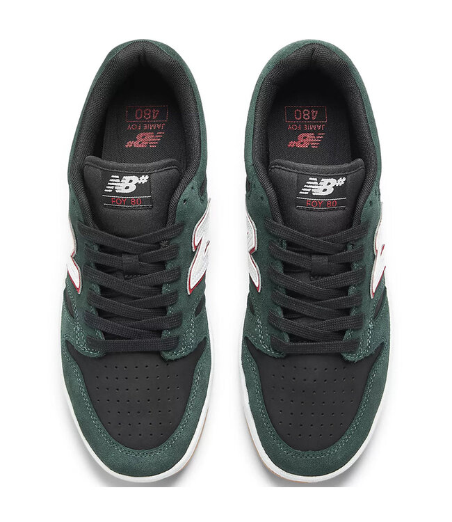 NEW BALANCE MENS NUMERIC FOY 480 SHOE GREEN/BLACK