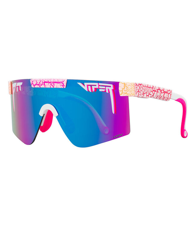 PIT VIPER THE ORIGINAL AFTERSHOCK NARROW SUNGLASSES w/HDPV POLAR BLUE PURPLE