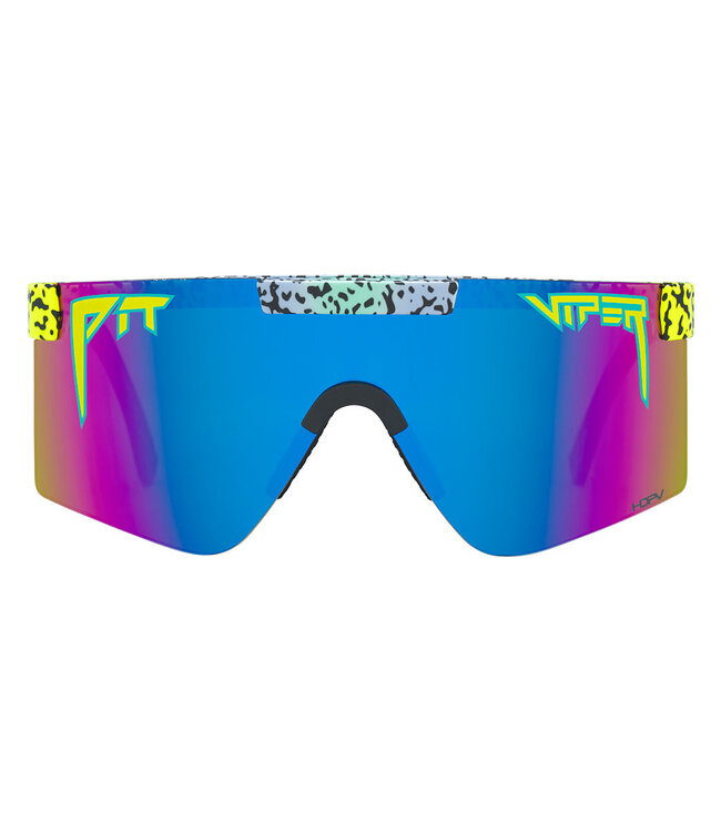PIT VIPER THE ORIGINAL REC BEACH NARROW SUNGLASSES w/HDPV POLAR BLUE/PURPLE