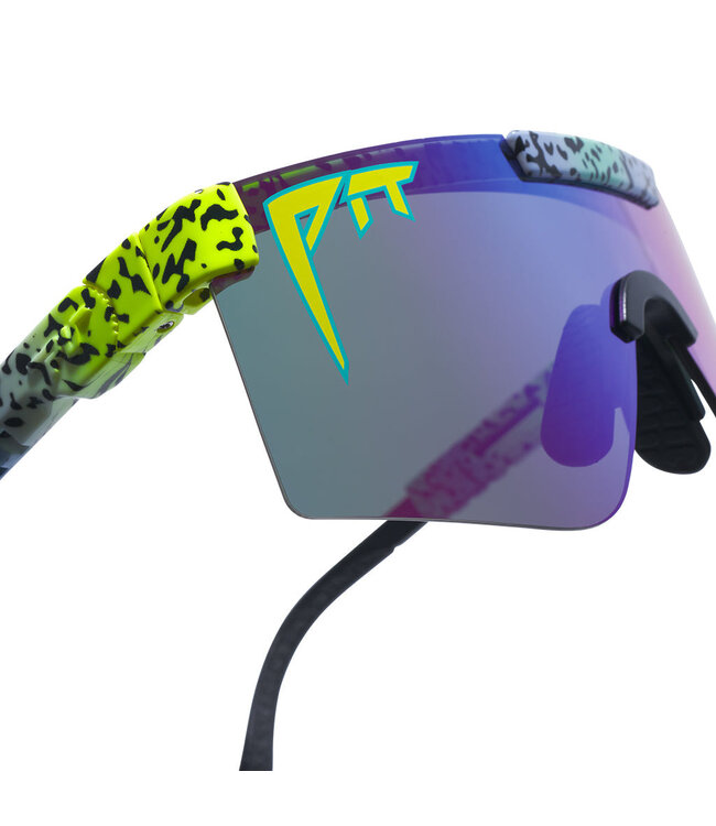 PIT VIPER THE ORIGINAL REC BEACH NARROW SUNGLASSES w/HDPV POLAR BLUE/PURPLE