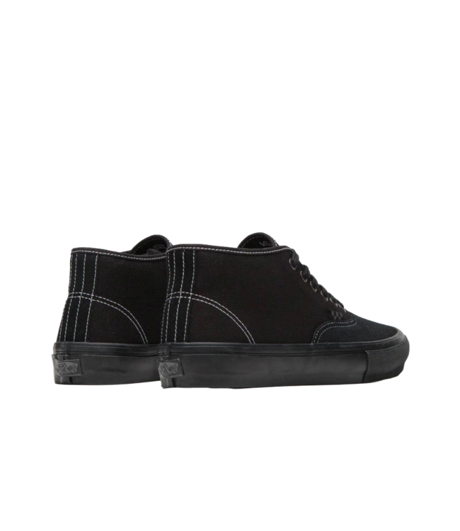 VANS MENS SKATE AUTHENTIC MID SHOES (1OJ) BLACKOUT