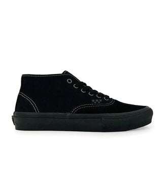 VANS VANS MENS SKATE AUTHENTIC MID SHOES (1OJ) BLACKOUT