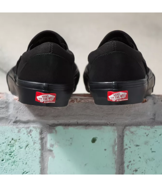 VANS MENS SKATE SLIP-ON SHOE - BLACK/BLACK