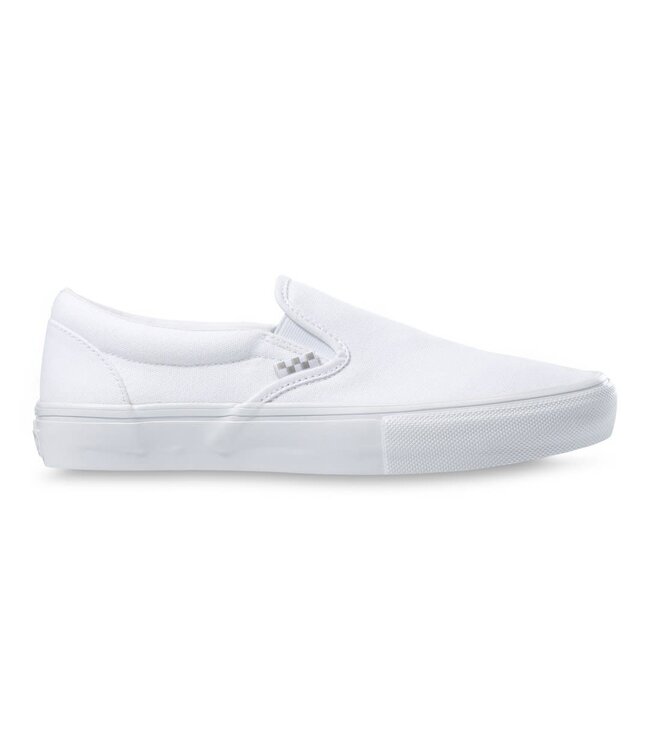 VANS MENS SKATE SLIP-ON SHOE - TRUE WHITE
