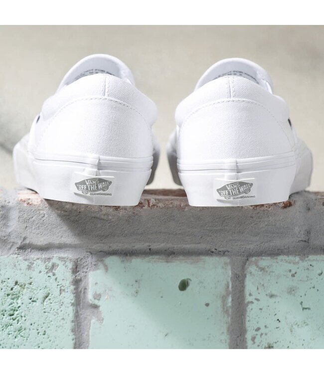 VANS MENS SKATE SLIP-ON SHOE - TRUE WHITE