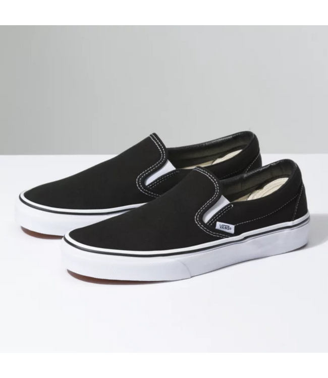 VANS MENS CLASSIC SLIP-ON SHOE - BLACK