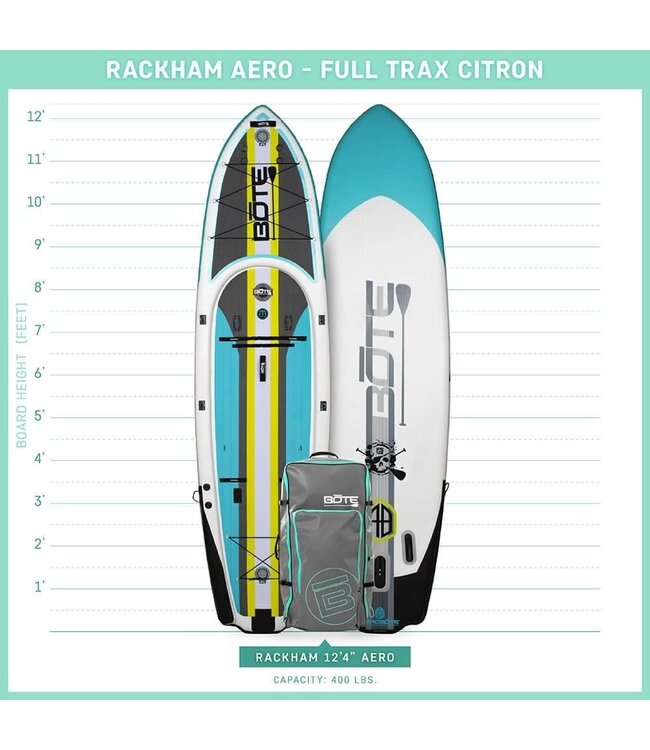 BOTE RACKHAM AERO 12'4" SUP - CITRON