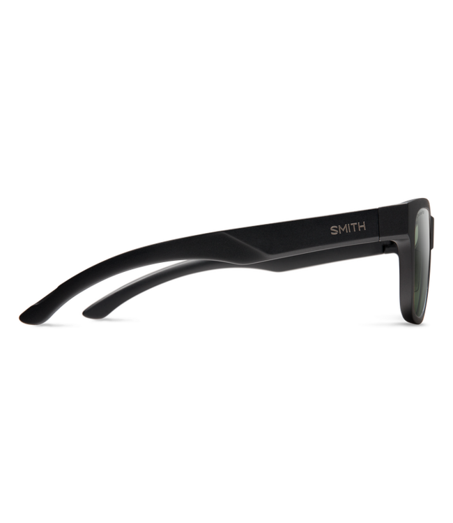 SMITH LOWDOWN SLIM 2 MATTE BLACK SUNGLASSES w/ CHROMAPOP POLAR GRAY GREEN