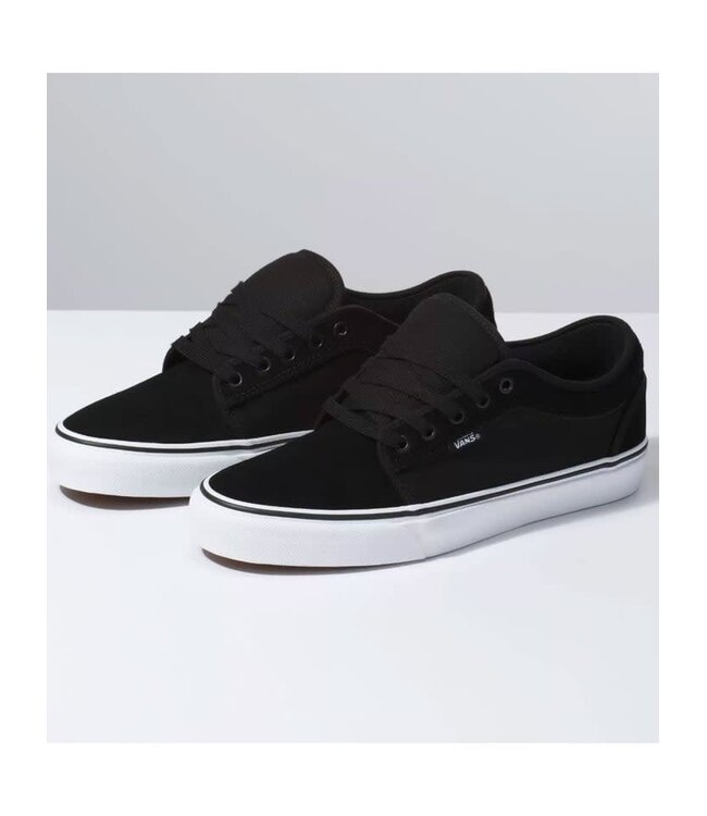 VANS CHUKKA LOW SHOE BLACK/TRUE WHITE