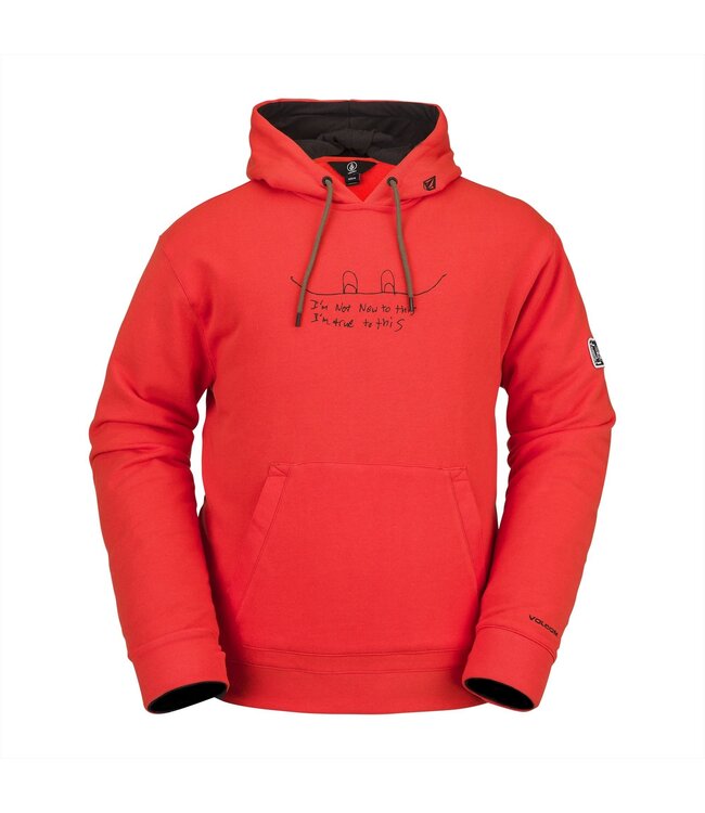 VOLCOM JLA PULLOVER FLEECE ORANGE 2022
