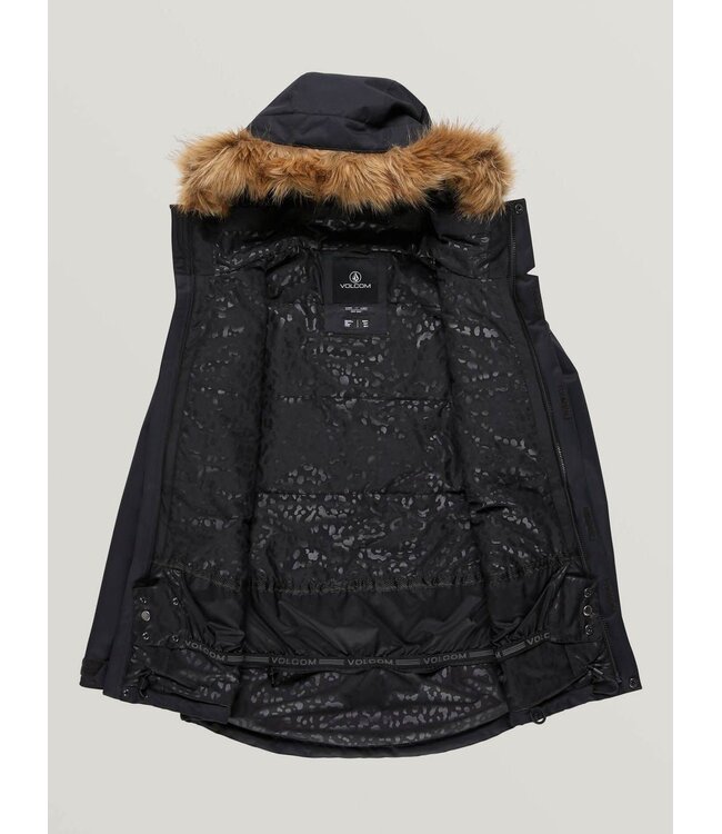 VOLCOM WOMEN'S FAWN INSULATED JACKET BLACK 2022