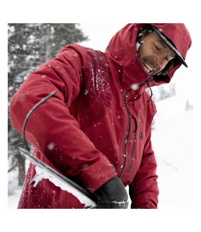 JONES MENS PEAK BAGGER JACKET SAFETY RED 2022