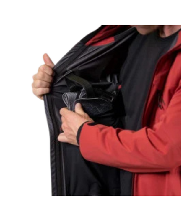 JONES MENS PEAK BAGGER JACKET SAFETY RED 2022