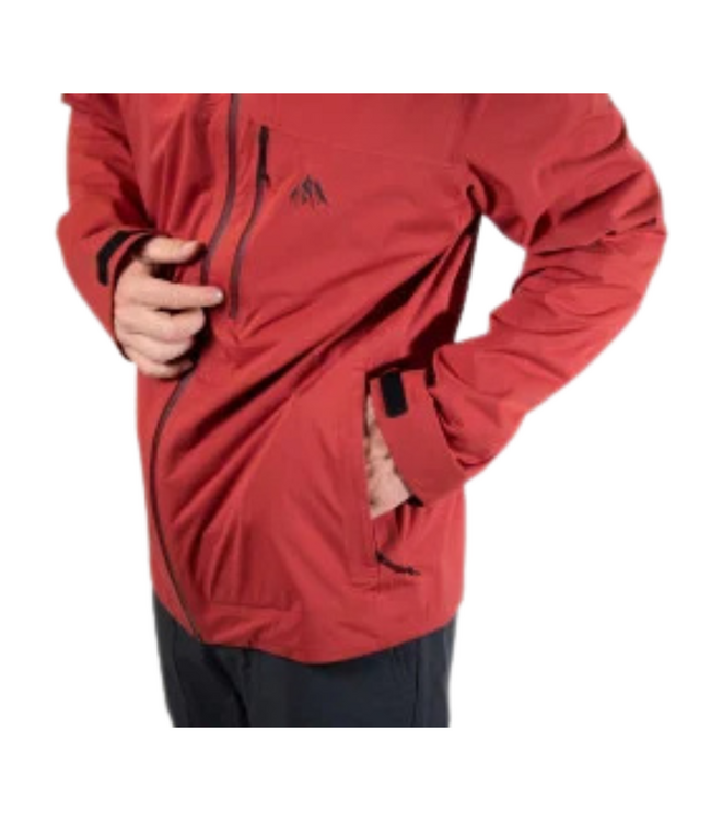 JONES MENS PEAK BAGGER JACKET SAFETY RED 2022