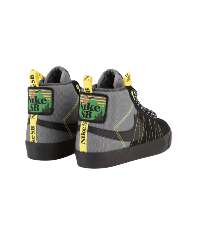 NIKE MENS ZOOM BLAZER MID PREMIUM SHOE COOL GREY/ BLACK WHITE