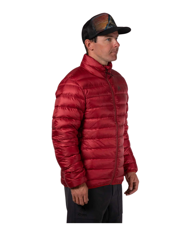 JONES MENS RE-UP DOWN PUFFY JACKET SAFETY RED 2022
