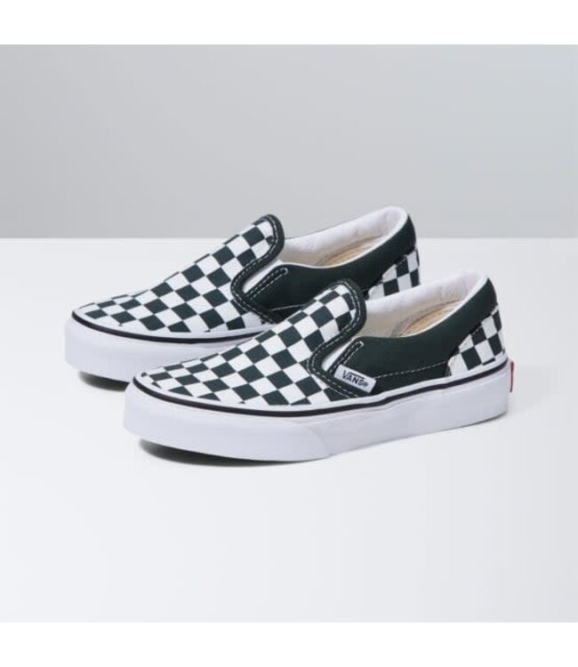 VANS YOUTH CLASSIC SLIP ON SHOE HO21 SCARAB CHECKER