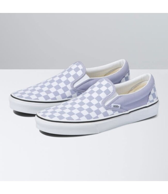 VANS CLASSIC SLIP-ON SHOES LANGUID CHECKERBOARD