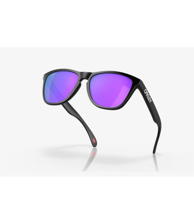 OAKLEY FROGSKINS MATTE BLACK SUNGLASSES w/ PRIZM VIOLET LENS
