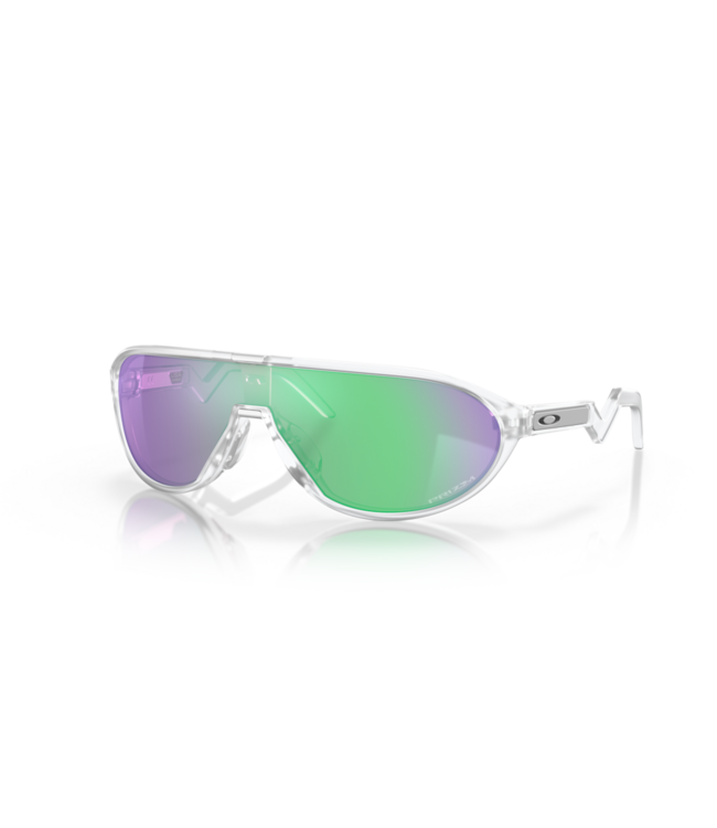 OAKLEY CMDN MATTE CLEAR SUNGLASSES w/ PRIZM ROAD JADE LENS 2022