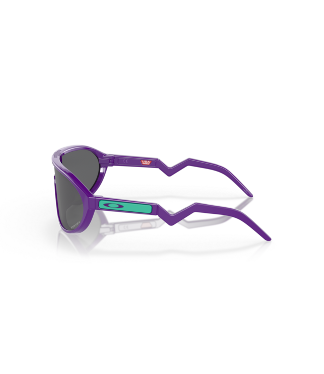 OAKLEY CMDN ELECTRIC PURPLE SUNGLASSES w/ PRIZM BLACK LENS
