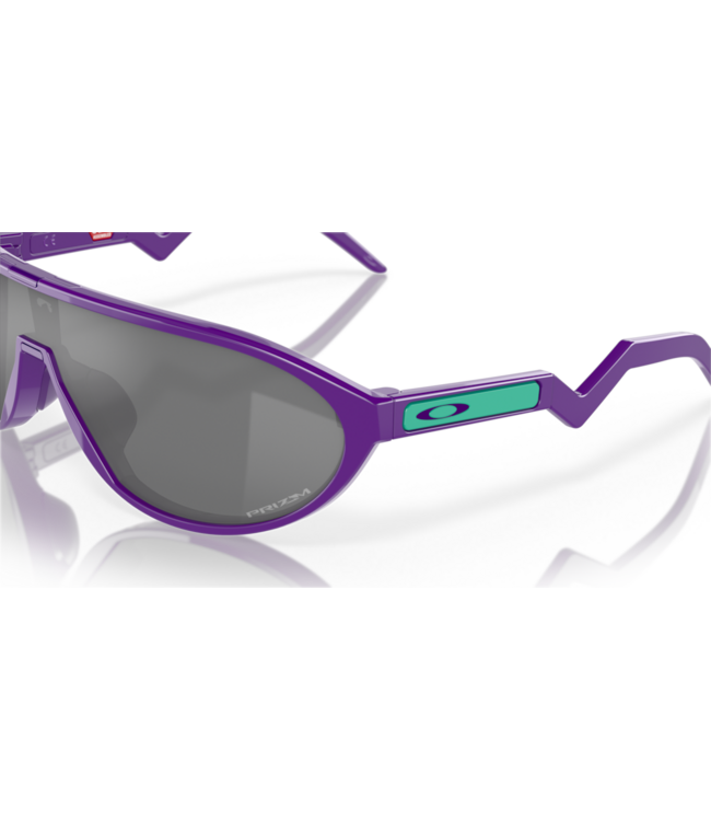 OAKLEY CMDN ELECTRIC PURPLE SUNGLASSES w/ PRIZM BLACK LENS