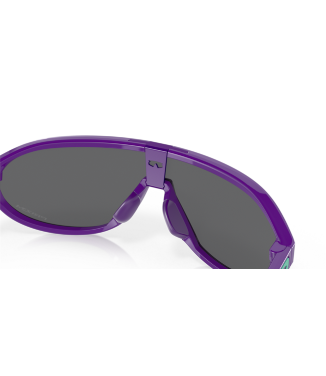 OAKLEY CMDN ELECTRIC PURPLE SUNGLASSES w/ PRIZM BLACK LENS