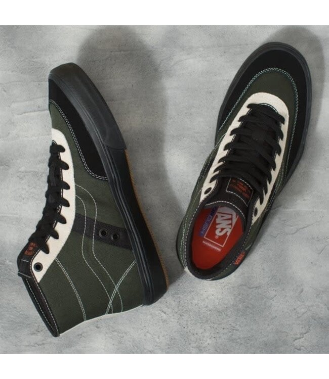 VANS CROCKETT HIGH SHOES FOREST BLACK