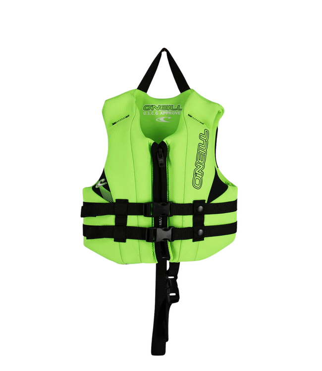 O'NEILL CHILD REACTOR FULL-ZIP USCG LIFE VEST DGLO/DGLO/BLK 2022