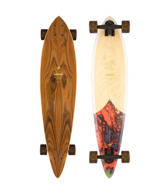ARBOR GROUNDSWELL FISH PINTAIL LONGBOARD COMPLETE 37"