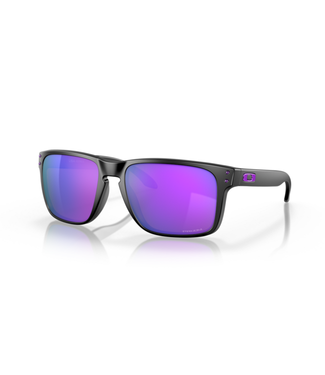OAKLEY HOLBROOK XL MATTE BLK SUNGLASSES w/ PRIZM VIOLET LENS