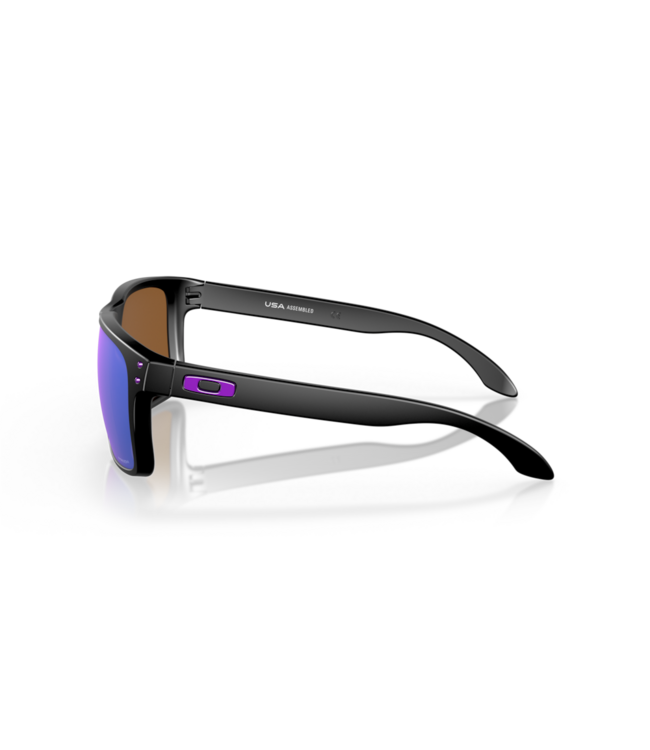 OAKLEY HOLBROOK XL MATTE BLK SUNGLASSES w/ PRIZM VIOLET LENS
