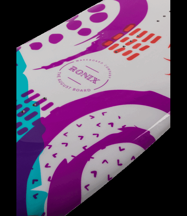 RONIX KIDS AUGUST WAKE BOARD WHT/PRPL/CRL/BLUE 2022