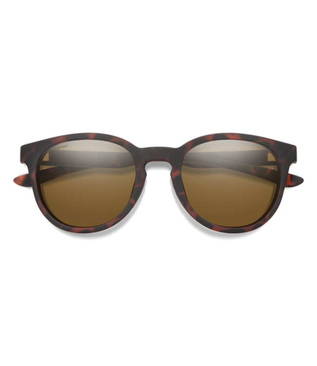 SMITH EASTBANK CORE MATTE TORT SUNGLASSES w/ POLAR BROWN