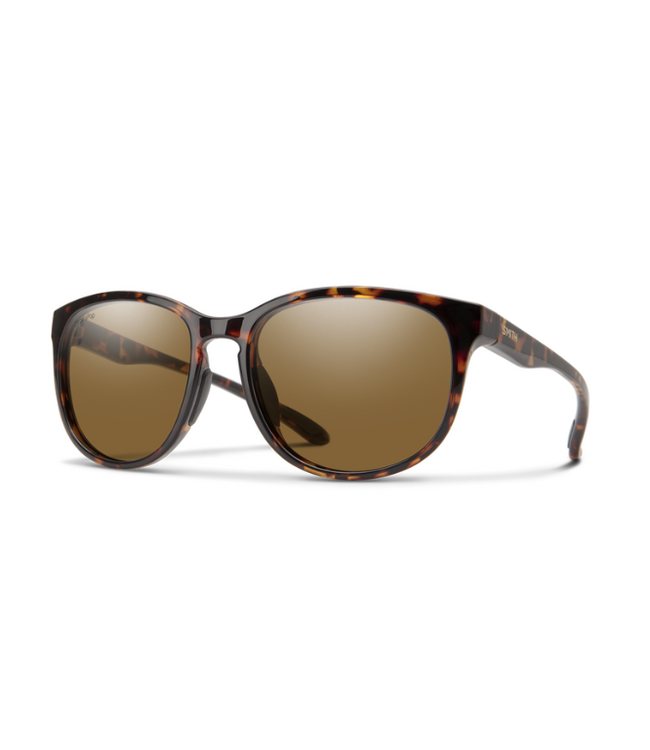 SMITH LAKE SHASTA TORTOISE SUNGLASSES W/CHROMAPOP BROWN POLARIZED LENS