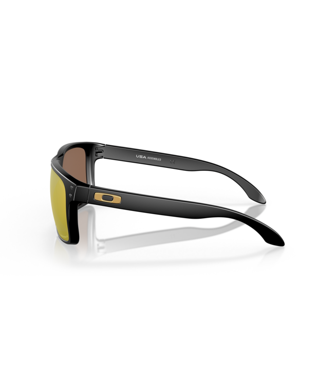 OAKLEY HOLBROOK XL MATTE BLK SUNGLASSES w/ PRIZM 24K PLR LENS
