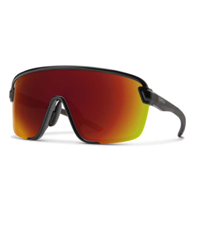 SMITH BOBCAT BLACK SUNGLASSES W/CHROMAPOP RED MIRROR LENS