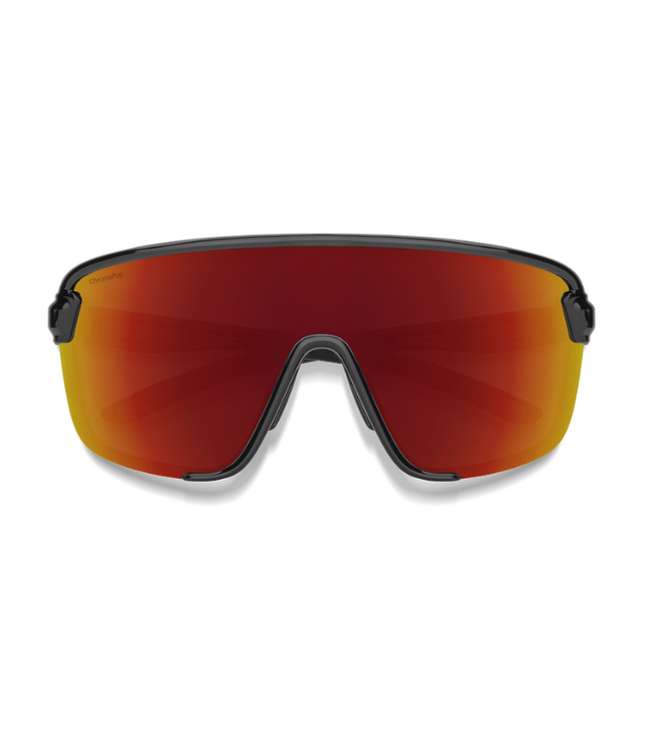 SMITH BOBCAT BLACK SUNGLASSES W/CHROMAPOP RED MIRROR LENS