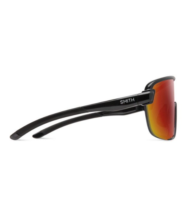 SMITH BOBCAT BLACK SUNGLASSES W/CHROMAPOP RED MIRROR LENS