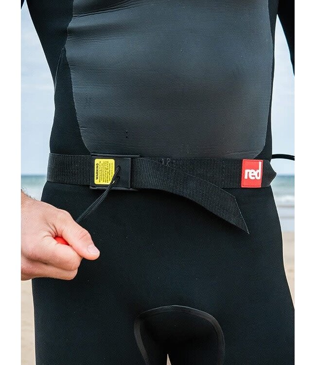 RED PADDLE WAIST LEASH BELT