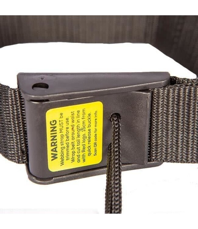 RED PADDLE WAIST LEASH BELT